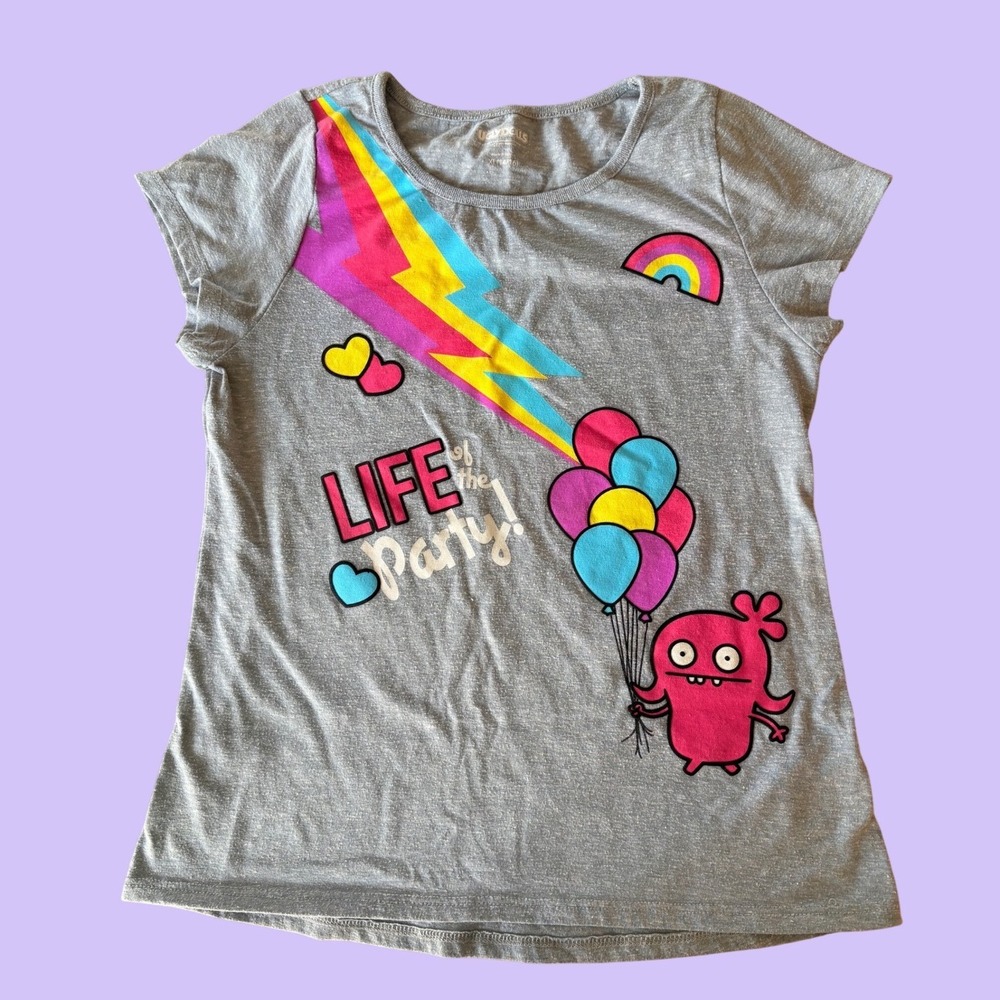 Y2K UglyDolls Life of the Party Graphic Baby Tee Scene #18